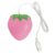 Elnwnnkc Strawberry Shaped Wireds Optical Mouses, Small Cute USB Cord Mouses for Laptop PCs Offices Gaming Girls Gift