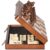ELONGDI 15″ Wooden Chess Set with Magnetic Pieces – Extra Queens – Folding Chessboard Portable Travel Tournament Chess Board Games for Adults Kids