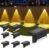 Elosviran Solar Deck Lights Outdoor,8 Pack Step Light Waterproof,Warm White|Fence Lights Solar Powered,Suitable for Outdoor, Backyard/Stairs/Terraces/Deck Fence/Railing/Garden