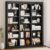 ELYKEN 71″ Tall Triple Wide Bookshelf, Large 6 Tier Arch Black Bookcase