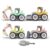 EMASDGEY of 5 Construction Truck Playsets Screwdriver Assembly Educational Building Set for Youngsters Learning Activity Engineering Truck Building