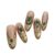 Embossed Gemstone Nail Stickers Gold Nail Art Stickers Decals