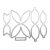 Embossing Cutting Dies Stencil for Making Hair Bow Hair Clip Gift Card Party Invitation Scrapbooking Embossing Die Cuts for Card Making