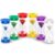 EMDMAK Sand Timer, Acrylic Hourglass Colorful Sandglass Timer 1 min/2 mins/3 mins/5 mins/10 mins/15 mins Sand Clock Timer for Games Classroom Home Office(Pack of 6)