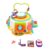 Eminchu Baby Activity Cube Toy Six Sided Silicone 30x27x24cm