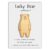 EMNAPH Bear Pocket Hug Gift with Inspirational Card, Cute Wooden Keepsake for Women Friends Kids, Small Encouragement Comfort Reminder for Wallet Bag Desk -A14