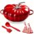 Enameled Cast Iron Dutch Oven 5Qt – Pre-Seasoned Pot with Lid for Baking, Braising, Soup & Stew, Safe to 500°F, Includes 3 Kitchen Utensils