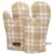 Encasa XO Oven Mitts, Heat Resistant Kitchen Gloves, Microwave