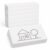 Encased Magnetic Dry Erase Lap Boards, 9 x 12 Inch, Lined and Blank Whiteboards with Markers and Erasers – 24 Pack