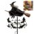 Enchanted Witch Garden Wind Spinner for Yard Halloween Metal Decor Outdoor