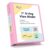 Enday 1 Inch Binders 3 Ring (Pastel Pink) 3 Ring Binder 1 inch, Clear View Cover for Letter Size 8.5 x 11” Paper & 2 Inside Pockets, Ideal for School Supplies, Office, and Home.