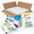 Enday 3 Inch Bulk 48Pack White 3 Ring Binder Clear View Presentation Binder 3-Ring Presentation View Binder with Internal Pockets Heavy Duty Bulk Pack for School, Teacher Classroom & Office Supplies.
