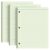 Engineering Paper 8.5 x 11, 3 Pack Engineering Notebook, 5×5 Quad Ruled