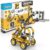 Engino: Creative Builder – 3-in-1 Tall Crane – Motor Powered Model Brick Set, Machinery Series, Snap Assembly, Engineer Construction STEM Kit, Kids 7+
