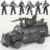 ENHANA SWAT 4 in 1 Armored Vehicle Building Block Military Vehicle with 6 Army Figures Building Toys for Age 8-12, Army Car Model Toys Gifts for Kids
