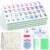 ENKAP American Mahjong Tile Set,166 Green 1.2 in Premium Complete Mahjong Set – Mahjong Set – Great Gift for Clubs, Family Multiplayer Games, Travel, Adults, Seniors, Beginners