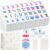 ENKAP American Mahjong Tile Set,166 White 1.2 in Premium Complete Mahjong Set – Mahjong Set – Great Gift for Clubs, Family Multiplayer Games, Travel, Adults, Seniors, Beginners