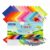 Enmousvan Origami Paper 6×6 Inch, Double Sided Color, 220 Sheets, 20 Fun & Distinct Colors, Child-Friendly, with DIY Accessory Kit for Hands-on Art and Craft Projects