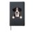 Entlebucher Mountain Dog Funny Peeking Swiss Herding Hound Hardcover Journal, Black