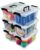 EOENVIVS Plastic Storage Bins with Lids 6 Pack Storage Organizer, 7 Quart Stackable Storage Boxes with Buckle Lids and Handle easy for Home Office Pantry Organization, Clear