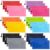 EOOUT 24pcs Pencil Pouch Bulk, Bill Size Zipper Pouches Pencil Case, Waterproof Pencil Bags for Office Supplies, Kids, Travel Accessories Stationery 12 Colors