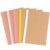EOOUT 5 Pack A5 Composition Notebook, Kraft Lined Journal Bulk with Pink Spine, 5 Colors, 60 Pages for Women Girls Kids, School Office Supplies