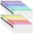 EOOUT Mesh Zipper Pouch 24pcs 9.5×4.5 Inches Small Organizing Bags in 12 Colors for Travel Storage and Office Supplies Storage