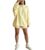 EOSIEDUR Women’s 2 Piece Outfit Oversized Long Sleeve Crewneck Sweatshirt Top and Elastic Waist Shorts Set Yellow L