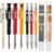 eowocdu 16 Pack Mechanical Carpenter Pencil Set with 42 Refill & Carbide Scribe Tool, Woodworking Pencils for Architect