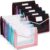 Epakh 10 Pcs Plastic Expanding File Folders, Assorted Color, Horizontal