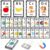Epakh 26 Pcs Magnetic Alphabet Flash Cards with Storage Box 26 A – Z Letters for Kids, Preschool, ESL, Montessori Learning, Educational Gift for Toddlers, Classroom(Classical)