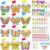 Epakh 36 Sets Butterfly Craft Kits DIY Paper Butterfly Stickers Individually Wrapped Crafts Hanging Decorations Make Your Own Ornaments for Art Activities Favors Summer Summer Camping Party