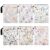 Epakh 6 Pcs Book Sleeve with Zipper Book Covers for Paperbacks, Protector Hardcover Black Vibrant Floral Printed Pouch Bags for Lovers Teacher Student Gifts, Medium 11 x 8.7 Inch