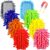 Epakh 8 Pcs Dry Erase Eraser Magnetic Microfiber Shag Whiteboard Eraser Washable Dry Erase Board Cleaner for Marker Chalk Office Home Supplies(Multicolor)