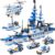 EP EXERCISE N PLAY City Police Set Battleship Building Toy, 1169 Pieces 6 in 1 Boat War Ship Block Set, Fun Toy Gift for Kids Boys & Girls Ages 6+