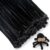 Eppingwin 200pcs Pipe Cleaners, Black Pipe Cleaners Craft Supplies, Chenille Stems for DIY Arts Crafts Project (Black)