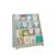 Eqsalisu Freestanding 4-Tier Front-Facing Display Bookshelf MDF Sage