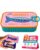 EQUELY 2027 Travel Jewelry Case, 3D Printed Sardine Retro Vintage Fish Tin Style Organizer Box with Fishbone Necklace Winders, Tangle Free Storage for Rings Earrings Bracelets Necklaces