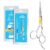 Equinox Professional Razor Edge Series Barber Hair Cutting Scissors – Japanese Stainless Steel Salon Scissors – 6.5” Overall Length – Fine Adjustment Tension Screw – Premium Shears for Hair Cutting