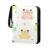Eraedgza Cute Frog Card Binder 4-Pocket Trading Card Holder with 50-Page Sleeves, 3-Ring Zipper Storage Case for Trading Sports Game Cards