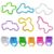 Eralivmart 6PCS Sensory Twisty Fidget Toys Stress Relief Anxiety Relief Quiet Multicolor Gift Relax Decompression Fidget Spin Twist Chain Anti Anxiety Alternative Toys for Adults