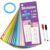 Erasable Math Teaching Flashcards Addition/Subtraction/Multiplication/Division Practice Cards Early Learning Tool Erasable Writable Mathematical Operations Exercise Flashcards Early Learning