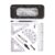 Ergonomic Compasses and Ruler Set with Shatter ABS Materials for Technical Drawing Architecture Design and Daily Study Multifunctional Drafting Tools Kits Including Compasses Ruler Eraser