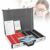 ERICAT 266 Pcs Plastic Rim Lenses, High Precision Optical Lens Optometry Kit With Aluminum Case, Clear Convenient Markings & Widened Lens Gap, Durability And Easy Portability, For Opticians