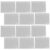 ERINGOGO 20pcs Self-adhesive Pvc Label Card Pockets for Index Cards