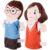ERINGOGO 2pcs Story Hand Puppets, Soft Plush and Pp Cotton Material, Tactile Feel and Parent- Interaction, Creative Educational Interactive Play