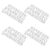 ERINGOGO 4set Metal Alphabet Die Cuts Set for Card Making 26 Capital Letters Carbon Steel High Precision Cutting and Embossing Stencil Tool for Scrapbooking and Birthday Decor