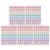 ERINGOGO 5 Sheets Map Location Stickers Self-Adhesive Color Positioning Labels with Vivid Color Coding and Easy Application for Classroom and Travel Planning, Removable Map Marker Stickers
