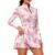 Eritanaer Breast Cancer Rose Womens Tennis Dress Workout Sets for Women