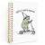 ERKCNBEND Off to Teach Speech Spiral Journal Notebook Gifts, Funny Frog SLP Therapist Hardcover Spiral Notebook Office Supplies Gifts,5.5×8.3 Inch